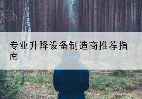 宁都电动剪叉升降平台厂家-专业升降设备制造商推荐指南